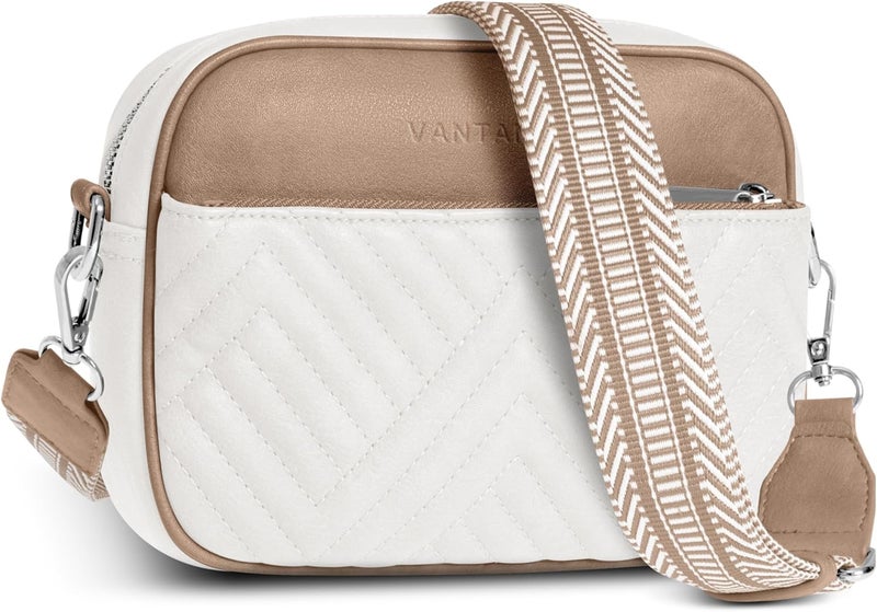 Vantamo Crossbody Bags For Women with Anti-Pickpocket Clip, Premium Purses for Women, Adjustable Strap Handbags & Gift Box - Image 1
